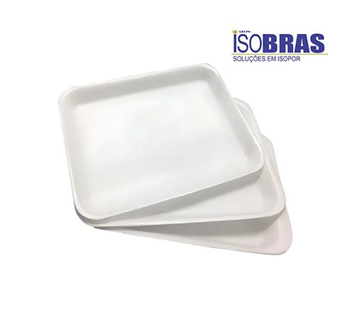 Bandeja Isopor Isobras Rasa B-01