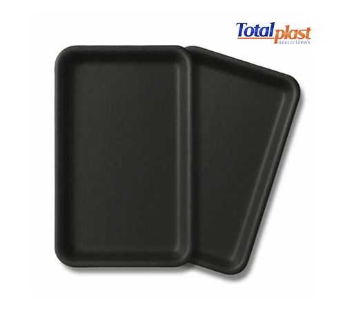 Bandeja Isopor Preta Totalplast Rasa B1B2