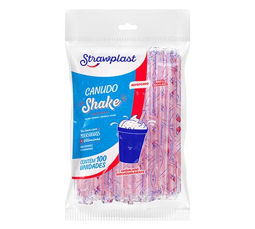 Canudo Plastgel Shake 8mm