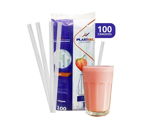 Canudo Plastgel Tradicional