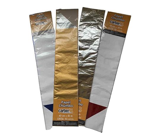 Folha Alumínio Chumbo Carber 70×90